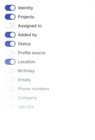 Custom fields and tags