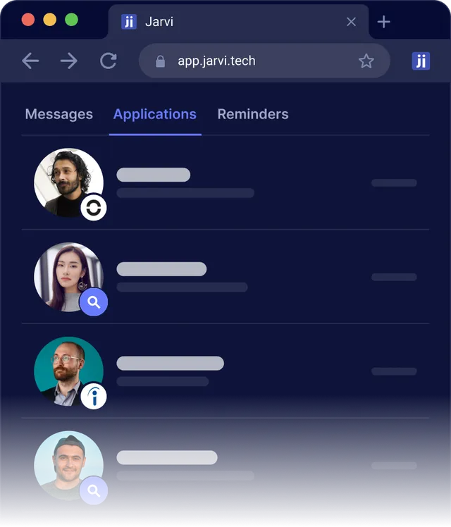 Centralize incoming applications
