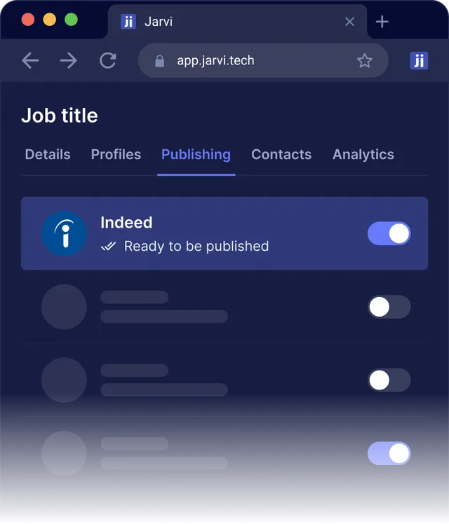 Career site applications